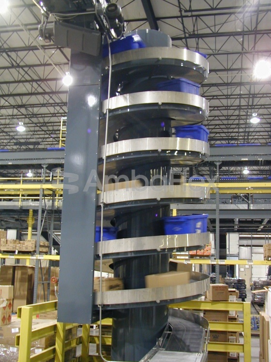 All-purpose spiral conveyor for medium to large products